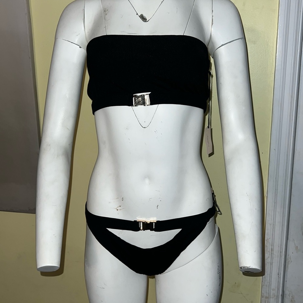 NEW-Superdown black two piece bathing suit : brand new with tags! Perfect bikini
